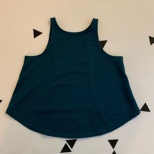 Lululemon size 2 High Neck Trapeze Top Green